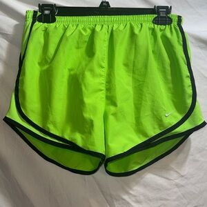 Nike Women's Neon Green Athletic Shorts